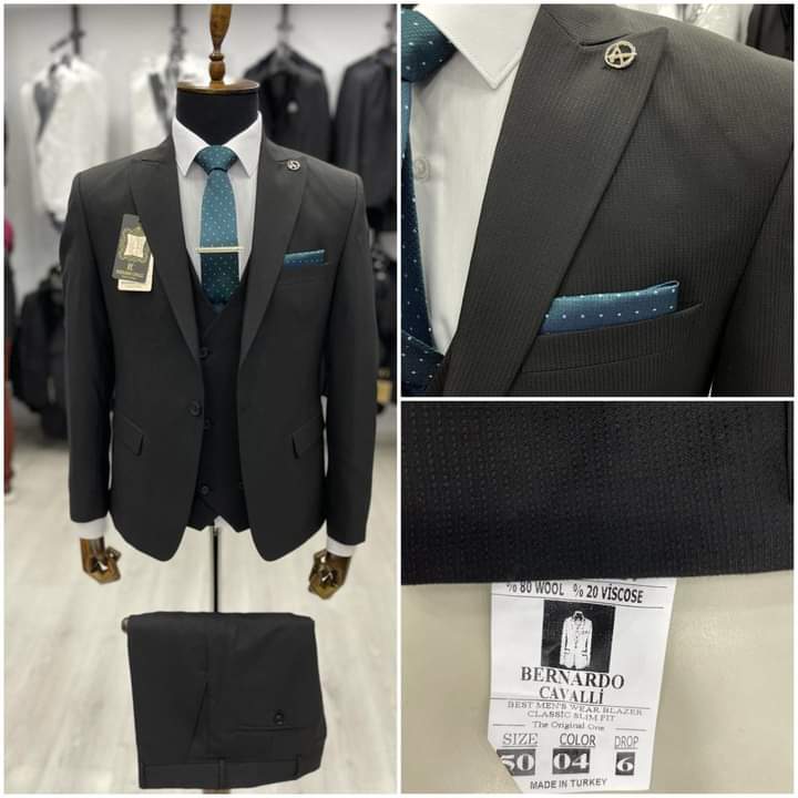 Black 3pc Suit