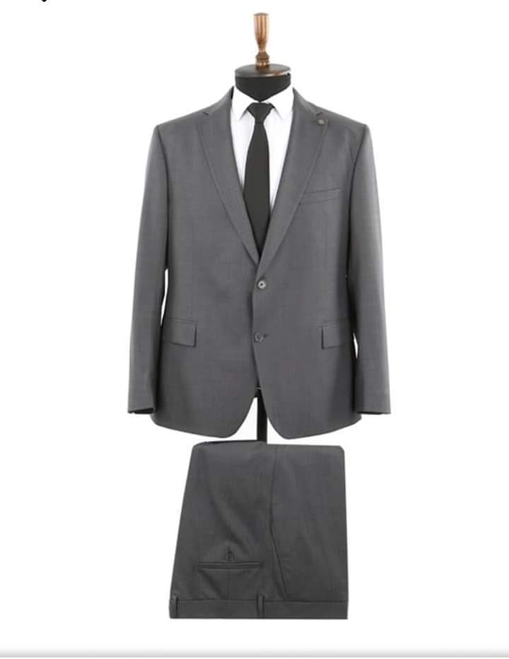 Charcoal grey 2pc suit