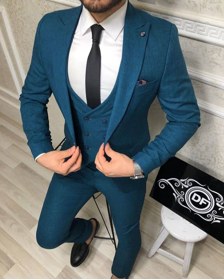 Blue suit 3pc 