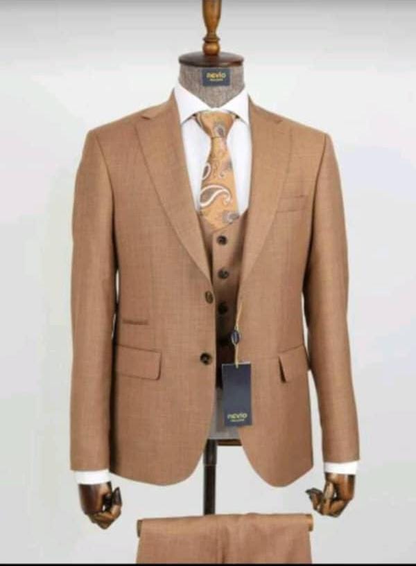 Brown suit 3pc 