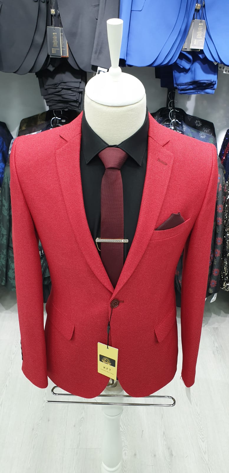 Red blazer