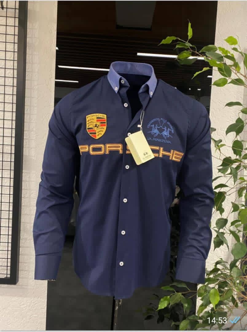 navyblue porsche shirt 