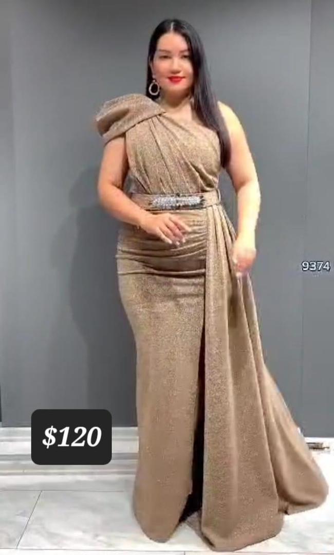 One arm dinner dress