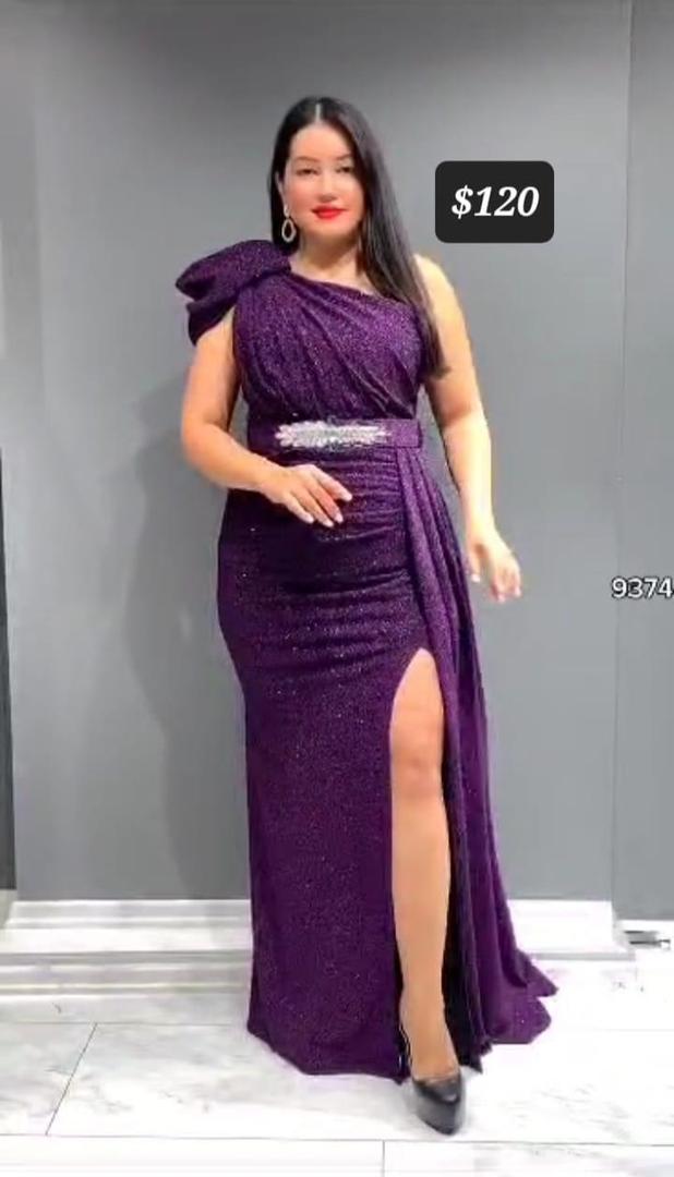 One arm dinner dress